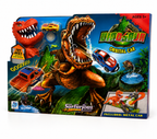 Dinosaur Orbital Car Track Playset with Sound & Metal Racing Car | Interactive T-Rex Toy for Kids 5+