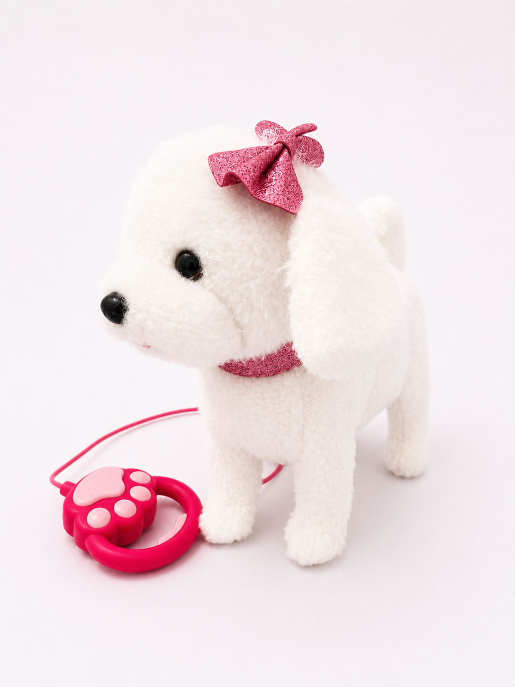 Interactive Walking & Singing Plush Puppy with Leash – Battery Operated Stuffed Dog Toy for Kids