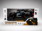 1:16 Conqueror RC Off-Road Rock Crawler – Remote Control Cross-Country Racing Car with Lights & Jet Smoke Effect | Ages 3+