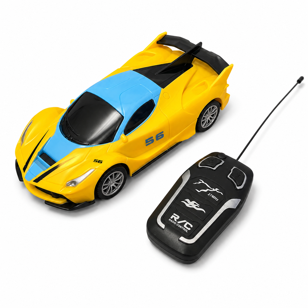 1:22 Scale RC Super Racing Car – 27MHz Remote Control Sports Car for Kids (Ages 3+)