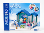 Snow Princess Dream Villa Dollhouse Playset – 73 Pieces | DIY Pretend Play House with Mini Doll & Furniture | Ages 3+