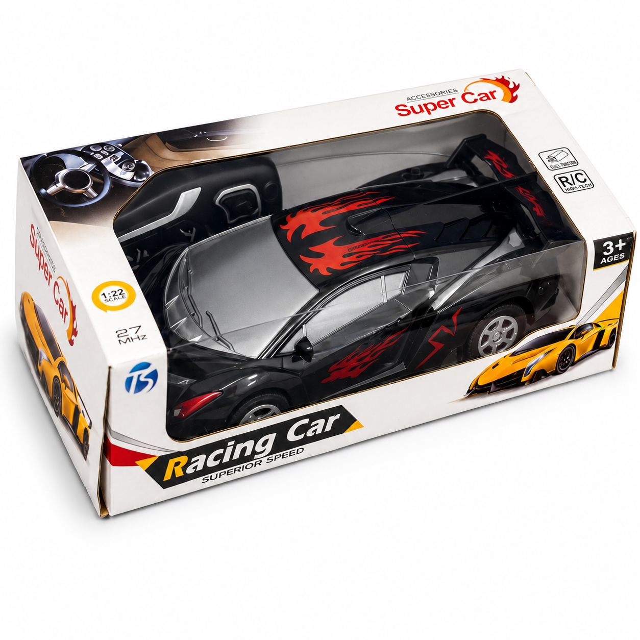 1:22 Scale RC Super Racing Car – 27MHz Remote Control Sports Car (Ages 3+)
