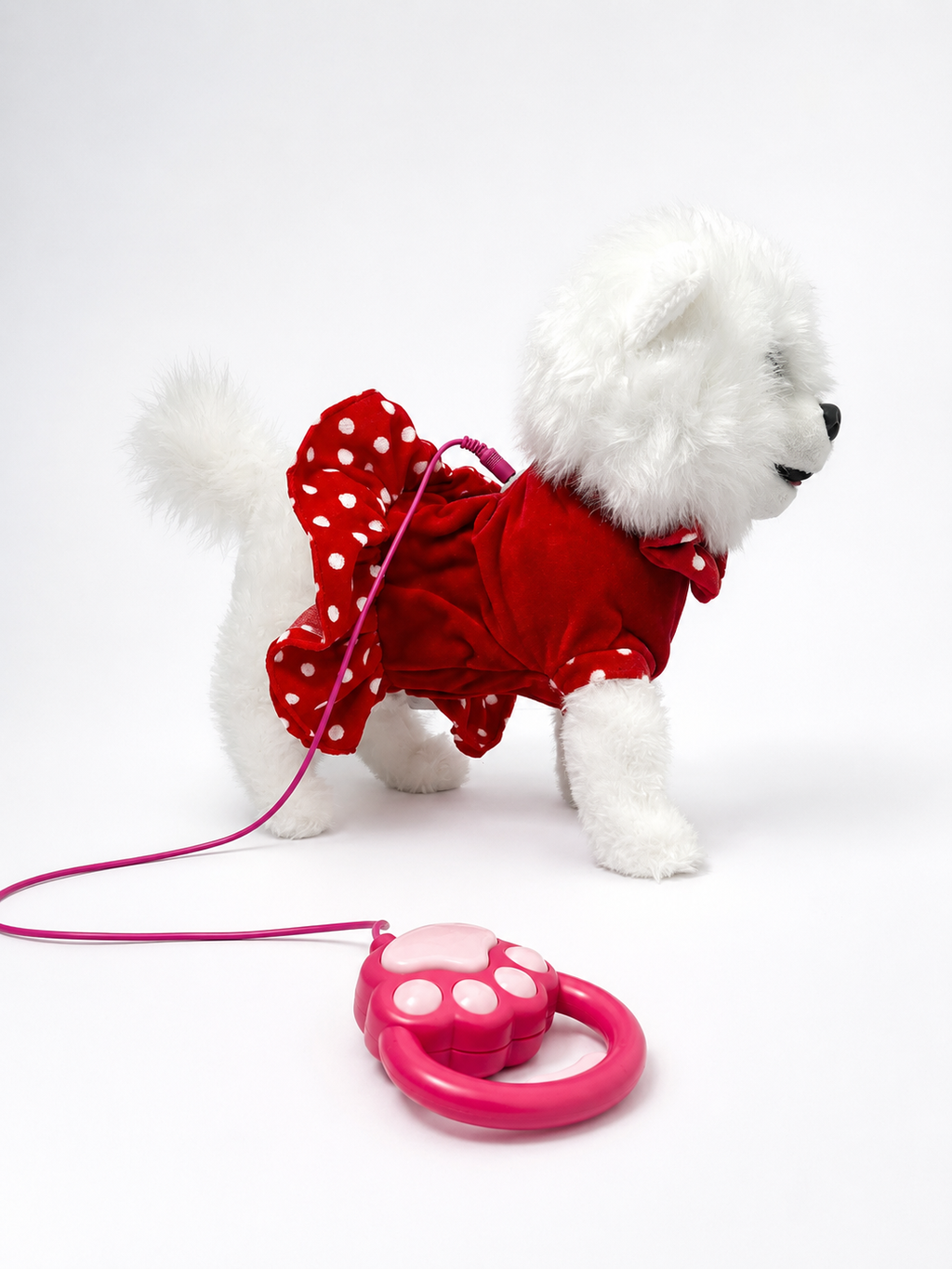 Interactive Walking & Singing Plush Dog with Leash – Battery Operated Stuffed Puppy Toy for Kids