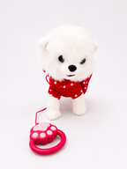 Interactive Walking & Singing Plush Dog with Leash – Battery Operated Stuffed Puppy Toy for Kids