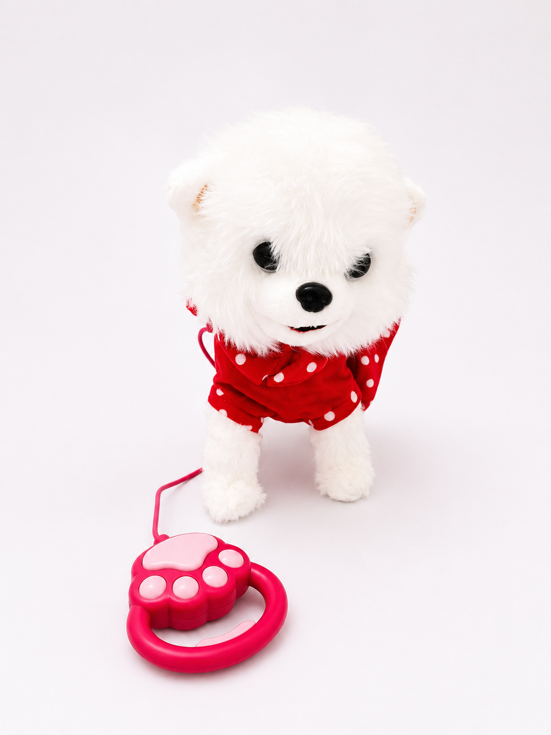 Interactive Walking & Singing Plush Dog with Leash – Battery Operated Stuffed Puppy Toy for Kids