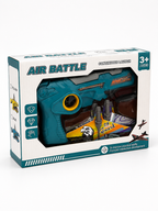 Air Battle Foam Plane Launcher Toy Set – Continuous Launch Gun with 2 Glider Airplanes for Kids Ages 3+