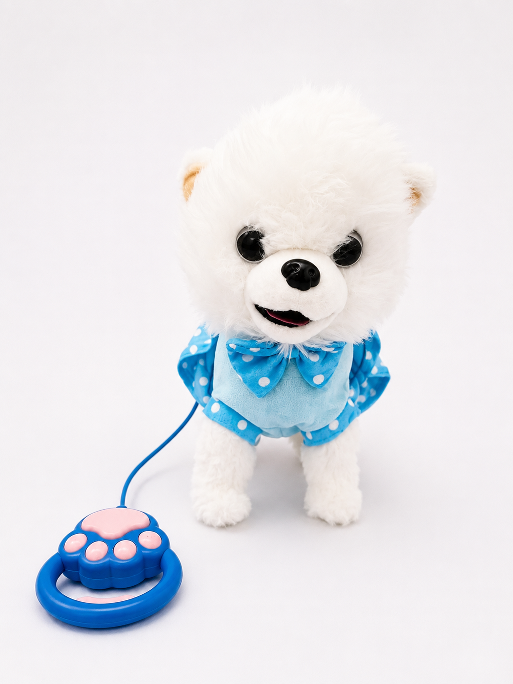 Interactive Walking & Singing Plush Dog with Leash – Battery Operated Stuffed Puppy Toy for Kids