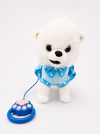 Interactive Walking & Singing Plush Dog with Leash – Battery Operated Stuffed Puppy Toy for Kids
