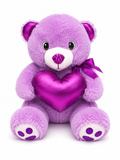 40cm Teddy Bear with Heart Pillow – Soft Plush Stuffed Animal Gift for Valentine’s Day, Birthday, Anniversary & Special Occasions