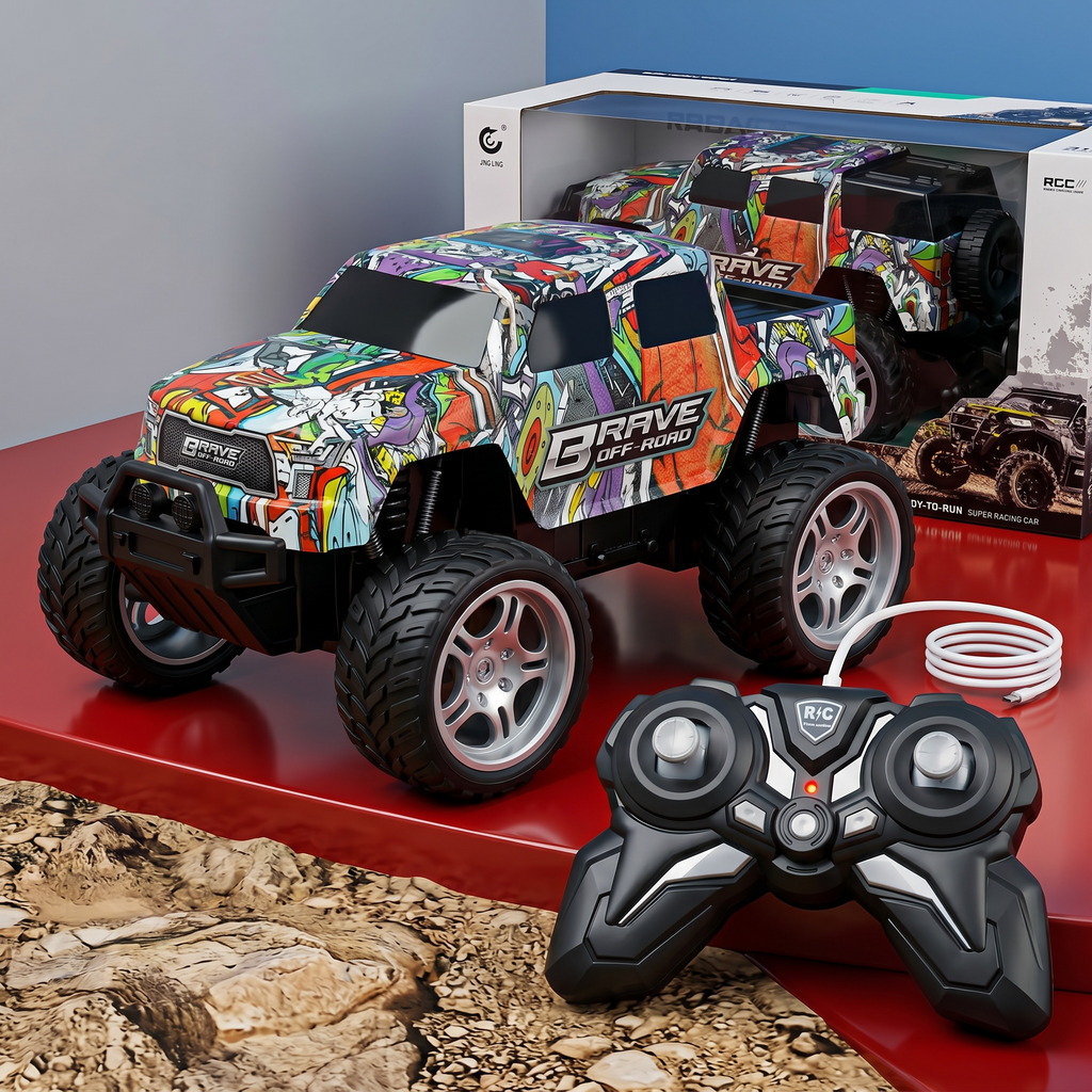 Drive Off-Road RC Monster Truck – Ready-to-Run Remote Control Off-Road Vehicle