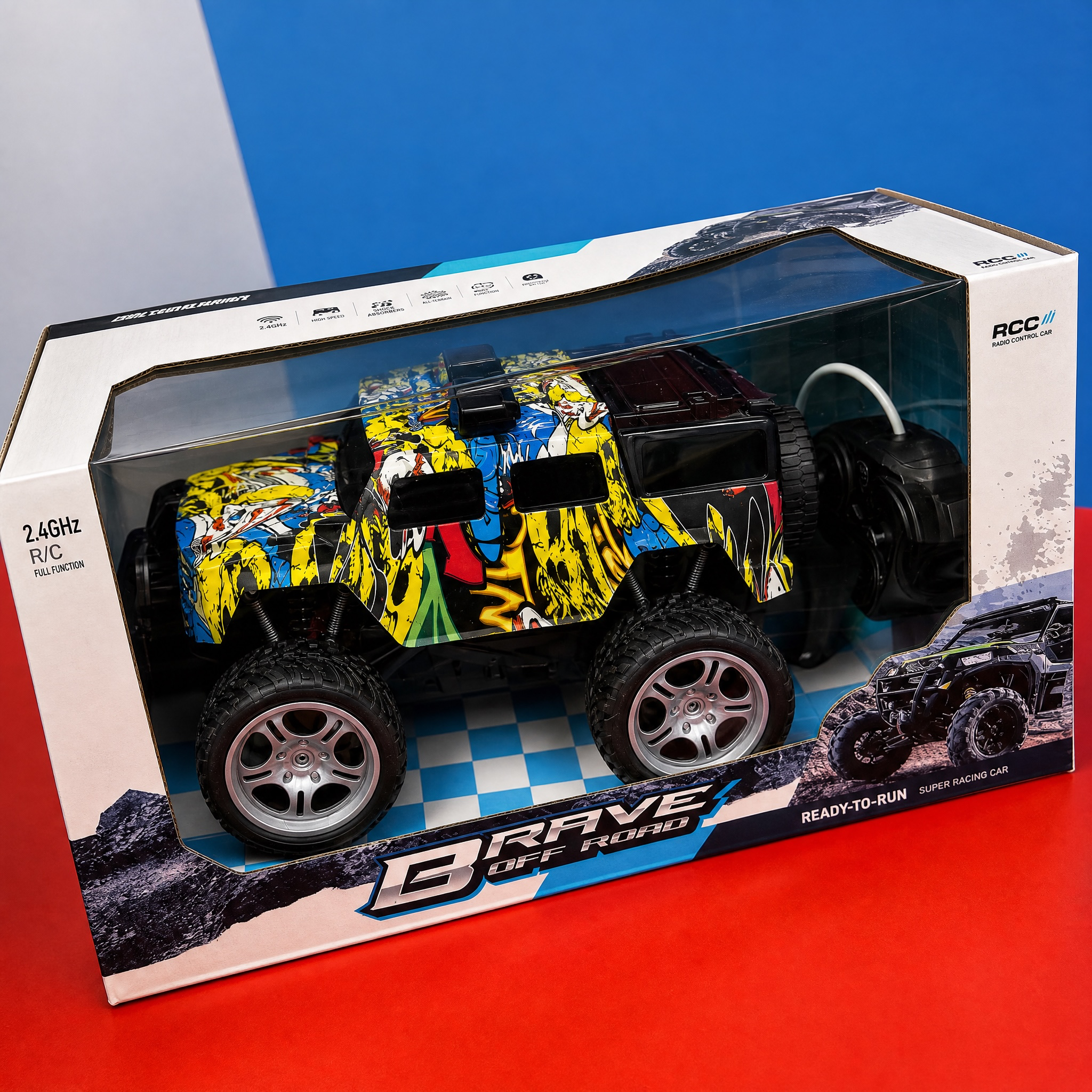 Drive Off-Road RC Monster Truck – Ready-to-Run Remote Control Off-Road Vehicle