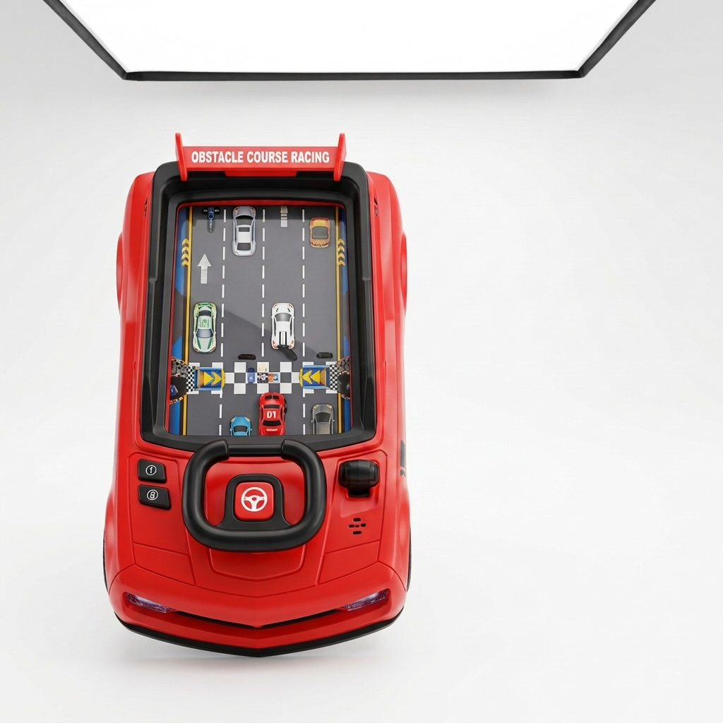 Adventure Racing Car Game – Interactive Steering Wheel Driving Simulator Toy for Kids (Ages 3+)