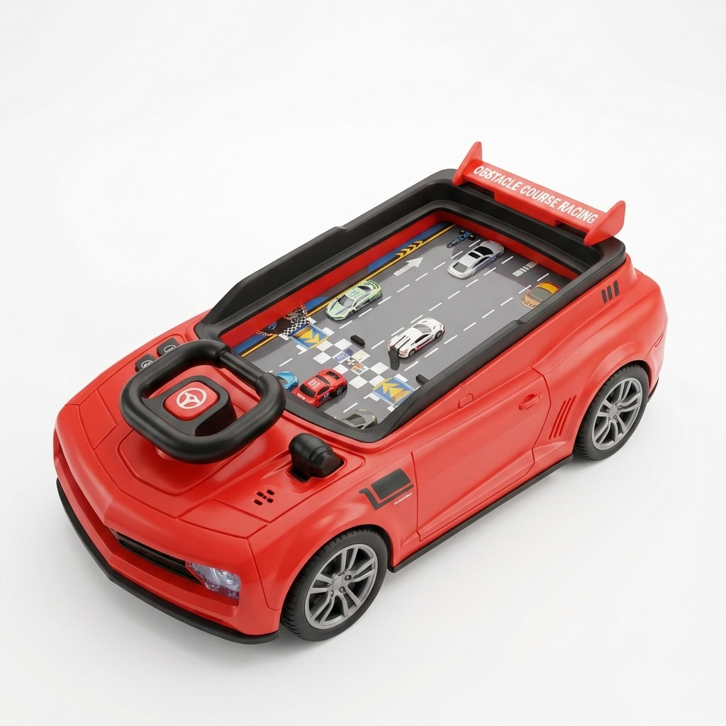 Adventure Racing Car Game – Interactive Steering Wheel Driving Simulator Toy for Kids (Ages 3+)