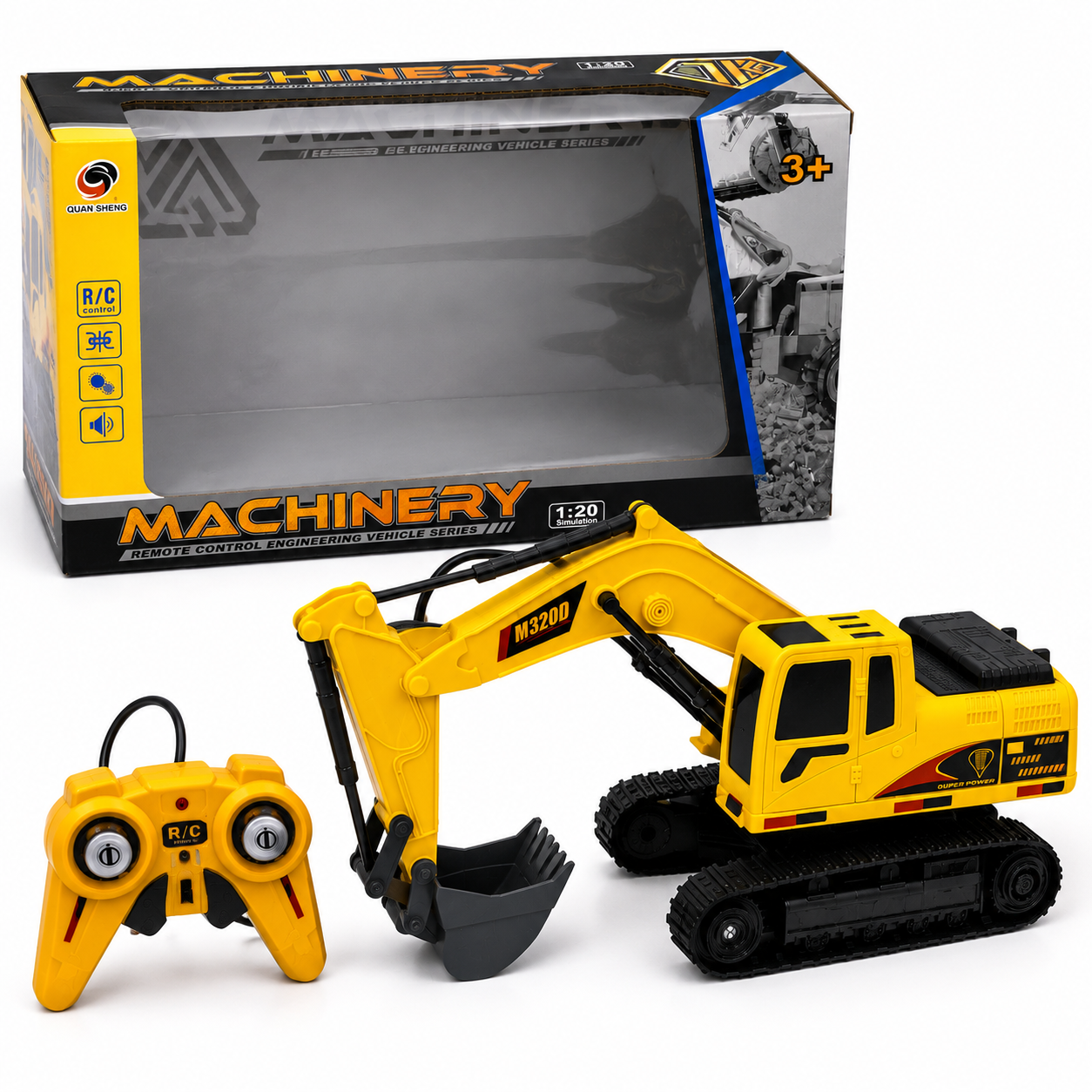 1:20 Remote Control Excavator Construction Truck with Working Arm