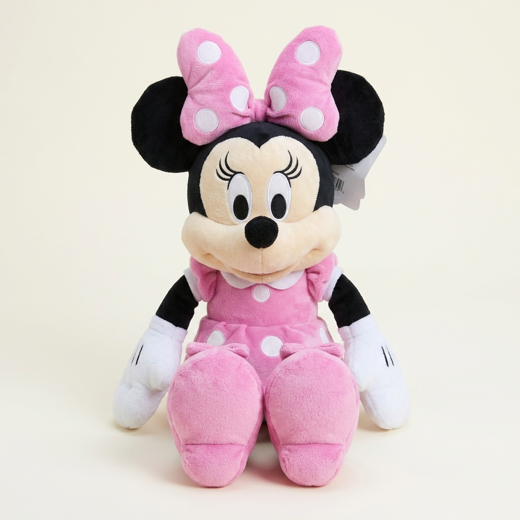 Disney Mickey & Minnie Mouse Plush Toy Set – Soft Stuffed Animal Dolls for Kids, Cuddly Collectible Gift