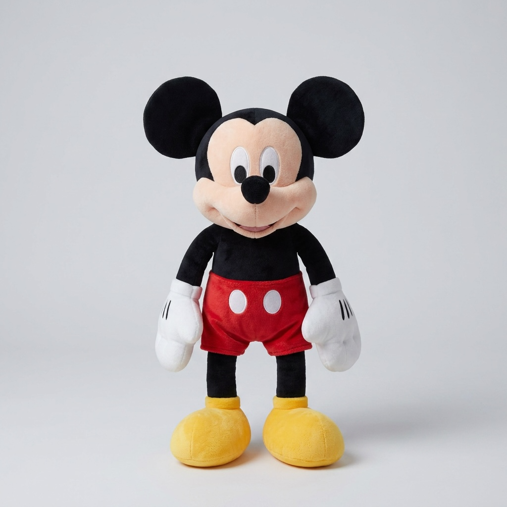 Disney Mickey & Minnie Mouse Plush Toy Set – Soft Stuffed Animal Dolls for Kids, Cuddly Collectible Gift
