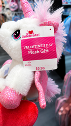 Valentine’s Day Plush Unicorn with Heart – Soft Stuffed Gift Toy